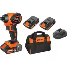 AVVITATORE IMPULSI BATTERIA GP20V 620222 WOKIN VOLT 20X2 AH 2,0 BRUSHLESS + BORSA