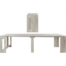 Tavolo Consolle Allungabile 51/300x90x77cm - ORION Colore: larice bianco