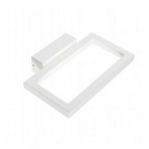 Applique da Esterno Led Lampada Parete Illuminazione Giardino Cornice Deco Sovil Colore: Bianco