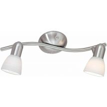 Plafoniera da soffitto Faretti E14 in Nickel e Vetro Lampada Interno Dakar EGLO