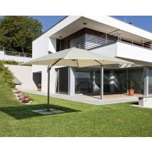 Ombrellone 3x3 3x4 da Giardino Palo Girevole 360 Decentrato Alluminio Dallas Misura: 3 X 4
