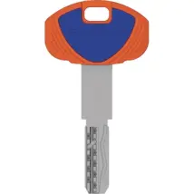 CHIAVE PUNZONATA EVO K64 1B SECUREMME - OTTONE NICHELATO- 5 pezzi