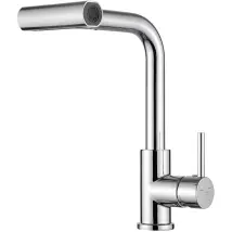 Rubinetto cucina 5 in 1 con bocca estraibile multifunzione – 4 flussi, aeratore Z-flow e design moderno