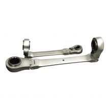 Chiave a Cricchetto Snodate Girevole 90 8 10 12 13 16 17 18 19 mm Set 2 Pz