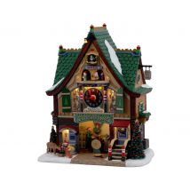 Edificio in Movimento Negozio Orologi Orologeria Villaggio di Natale Lemax
