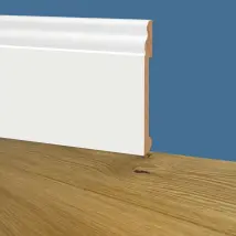 100ml di Battiscopa DUCALE GIGANTE in POLIMERI EqualWood HI-TEC 200x14mm - BIANCO