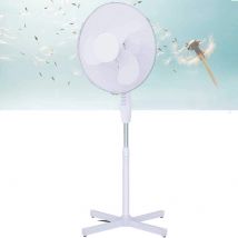 Ventilatore a Colonna Piantana 45W Pale 40cm 3 Velocita e Altezza regolabile