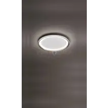 Plafoniera in alluminio grigio titanio Edge LED 38W 3000K CRI?83 220-240V 50/60Hz 2060Lm doppia emissione