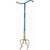 Artiglio da Giardino Acciaio a 6 Denti Manico Ergonomico Giardinaggio Fai da Te