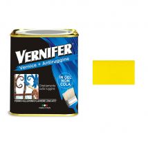 Vernice Antiruggine Vernifer Brillante Satinata Metallizzata Interno Esterno Colore: Giallo Brillante