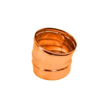 Curva da 250mm gomito in rame mf angolazioni variabili da 15 - 30 - 45 - 90 gradi, scegli se 15 gradi
