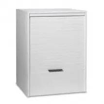 MOBILE COPRILAVATRICE IN PVC BIANCO CON SERRANDINA ORIZZONTALE - L= 670 MM P= 595 MM H= 914 MM - GRA