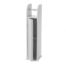 Mobiletto 1 Anta con Portarotolo per Bagno 18x20 H 78cm Salvaspazio Casa Lavoro