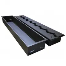 FALA 200 - Bruciatore/Inserto A Bioetanolo Da Incasso Con Contenitore Di Sicurezza 150 Cm / Capienza 12,7L
