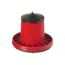 MANGIATOIA CON GRIGLIA ANTISPRECO FISSA PER AVICOLI VENERE- - kg. 8 di capienza misure ø mm.490x470h. - 12 pezzi