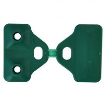 GANCI DI FISSAGGIO A CLIPS IN PLASTICA PER TESSUTO OMBRA RETE OMBREGGIANTE 100PZ