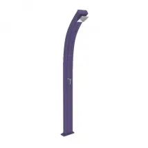Doccia Tradizionale In Alluminio Spring Con Miscelatore E Lavapiedi Colore Viola Cv-A105/4005