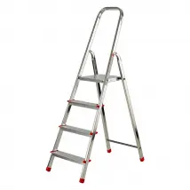 SCALA PER USO DOMESTICO 6 gradini - altezza cm. 122 (pedana) / 184 (totale) - KASART X GIERRE