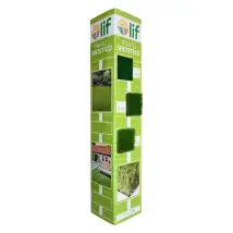 TOTEM PRATO SINTETICO 'LIF' cm. 39 + 39 + 39 x h.185 - LIF