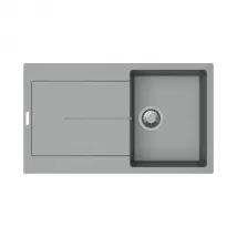 Enigma D100 lavello vasca e gocciolatoio croma EFFEZ