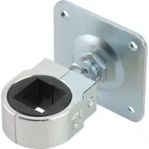 CARDINE A SALDARE MATRIX + PIASTRA 848 COMBI ZINCATO REGOLABILE M22 X TUBOLARE MM 40X40