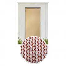 TENDA ELICOIDALE 'COCO' cm. 125 x 230 - cristal/avana - MADE IN ITALY