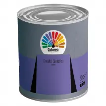 SMALTO SINTETICO 'COLOREA' Lt. 0,750 Grigio metallo- 6 pezzi - COLOREA