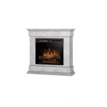 Caminetto elettrico a libera installazione a LED Mod. LENOX - 23 - Cemento - 93 x 90 x 29