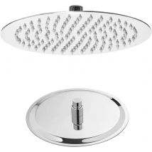 Soffione doccia tondo 25 acciaio inox cromo metaform
