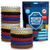 Adventure Mosquito Repellent Bands - 18 Pack - Metallics