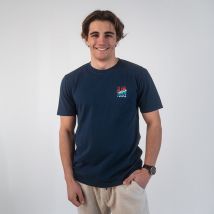 T-shirt coton bio Un Vent Feroce - Bleu - Feroce - Feroce