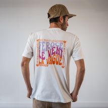 T-shirt coton bio Le Vent La Vague Feroce - Blanc - Feroce - Feroce