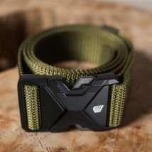 Ceinture boucle acier ouverture rapide - Kaki - Feroce - Feroce