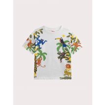 T-shirt Blanc Imprimé Animalier - 6 ans - Du Pareil Au Même