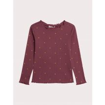 Haut Marron Imprimé En Côte - 6 ans - Du Pareil Au Même