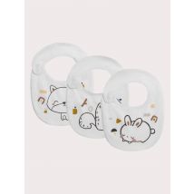 Lot De 3 Bavoirs Motif Animalier - Taille Unique - Du Pareil Au Même