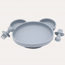 Panda Baby Suction Plate & Cutlery Set