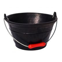 Tyre Rubber™ Feed Bucket 10L | Colour: Black