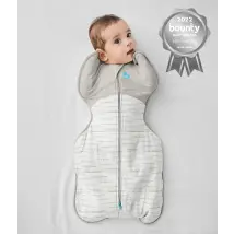 Swaddle Up™ Stage 1 Warm Quilted Stretch Cotton Dreamer 2.5 Tog - White
