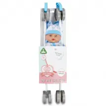 Cupcake Dolly Stroller & Doll - Blue