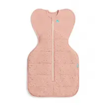 Swaddle Up™ Stage 1 Quilted Stretch Cotton 2.5 Tog -  Rose Pebble