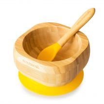 Bamboo Suction Bowl and Spoon set
