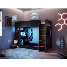Recoil Shuttle LED Gaming High Sleeper Small Double