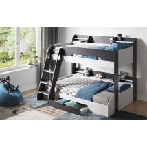 Flair Flick Triple Bunk bed With Shelves And Drawer