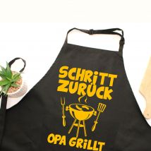 Schritt zurück - Opa grillt! - Grillschürze