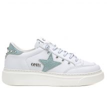 Cetti mujer zapatillas C-1320 SRA nature blanco, 40 / Blanco