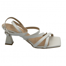 Federica Lancioni Premium mujer sandalias Naplak, 39 / Blanco