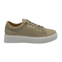 Federica Lancioni Premium mujer zapatillas Vitello, 37 / Beige