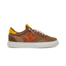 Cetti hombre zapatillas C-1259 rejilla micro cuero, 43 / Cuero