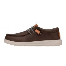 Hey Dude hombre mocasines Wally Grip Craft Leather gris, 41 / Gris